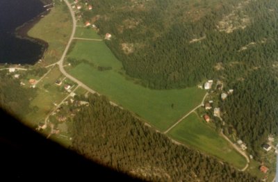 Flygfoto ver Srviknen, Marieberg 1991